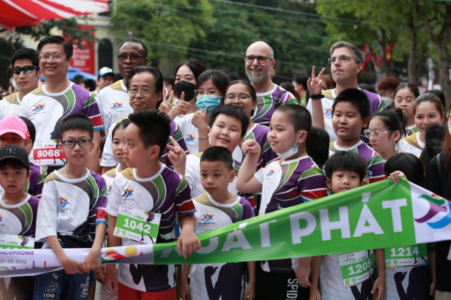  Giải chạy Pháp ngữ lần đầu tiên diễn ra tại Hà Nội 