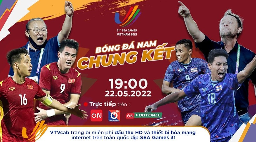 Xem trực tiếp bóng đá U23 Việt Nam vs U23 Thái Lan, chung kết SEA Games 31