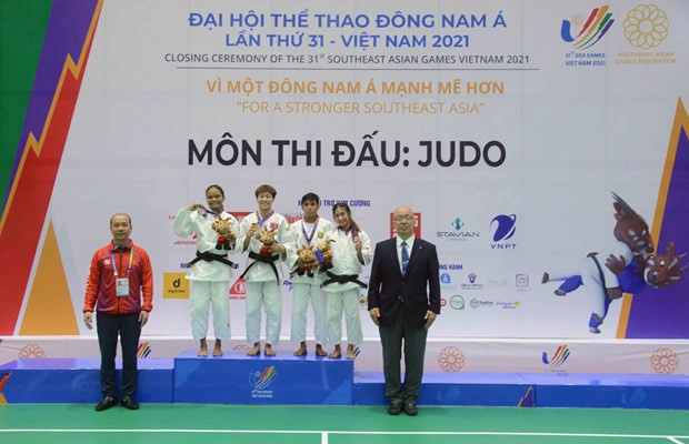 SEA Games 31: Vietnamese judo team see gold number tripling target hinh anh 1