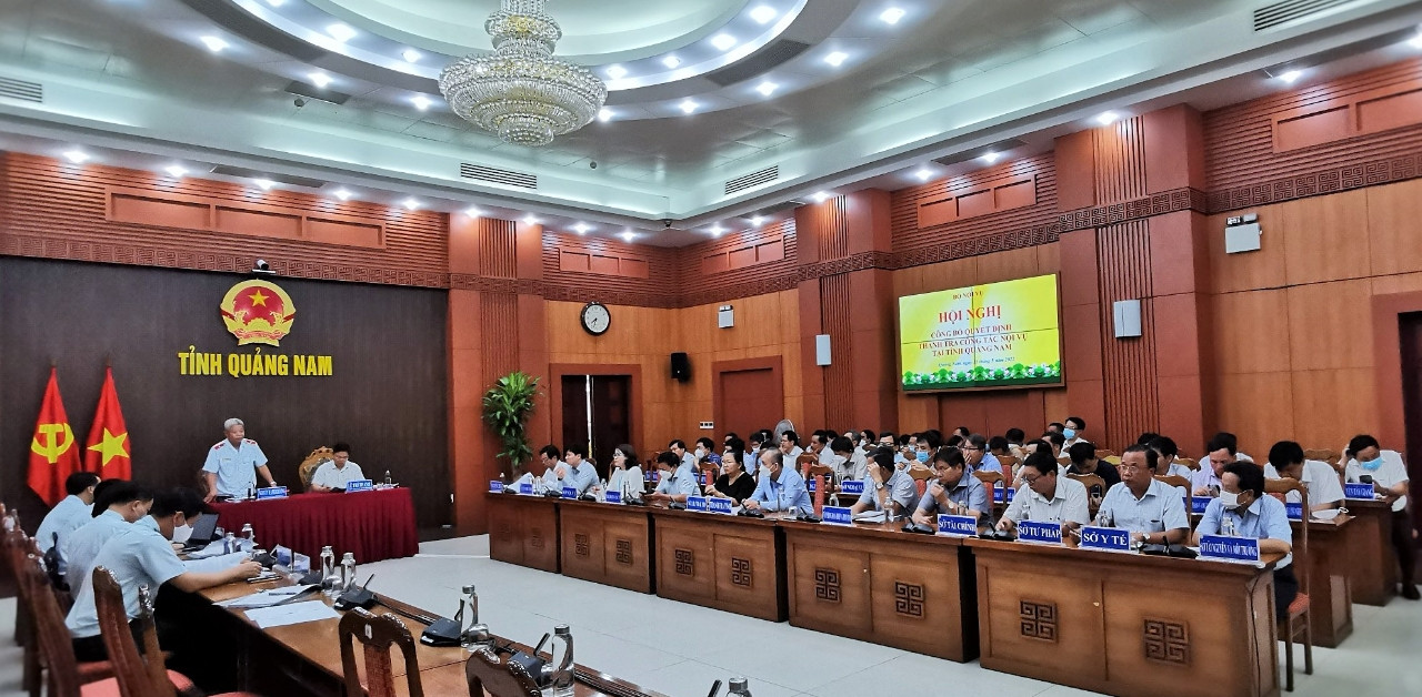 The Ministry of Home Affairs inspects recruitment and appointment of civil servants in Quang Nam