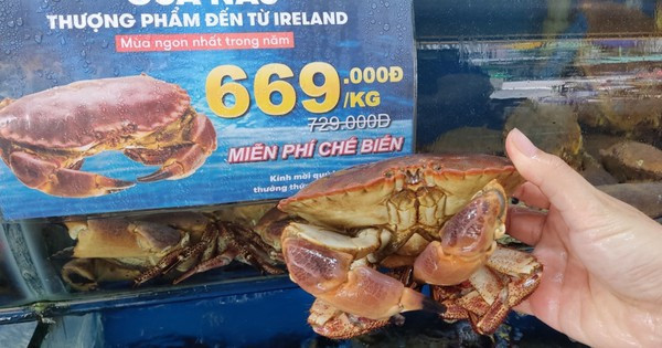 Cua biển nhập ngoại rẻ hơn cua trong nước