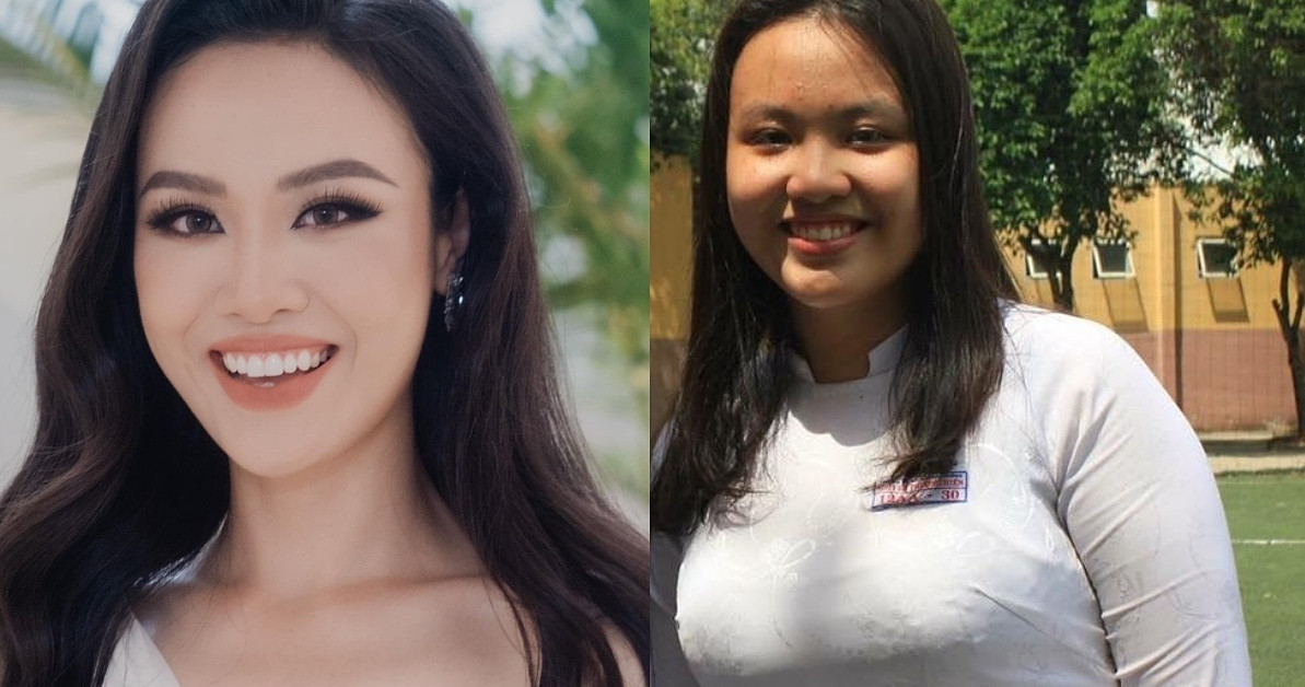 Miss Foreign Trade once weighed 90 kg and impressed at Miss Universe Vietnam