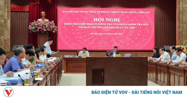 Công bố quyết định kiểm tra về phòng, chống tham nhũng tại Thành ủy Hà Nội