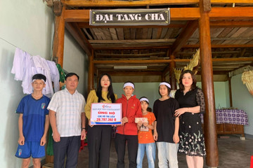 Bạn đọc ủng hộ gần 29 triệu đồng tới 4 đứa trẻ mồ côi cha ở Hà Tĩnh