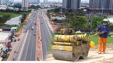 Diện mạo đại lộ Nguyễn Văn Linh trước ngày hoàn thành mở rộng