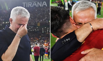 Mourinho rưng rưng nước mắt cùng AS Roma, tuyên bố nóng tương lai