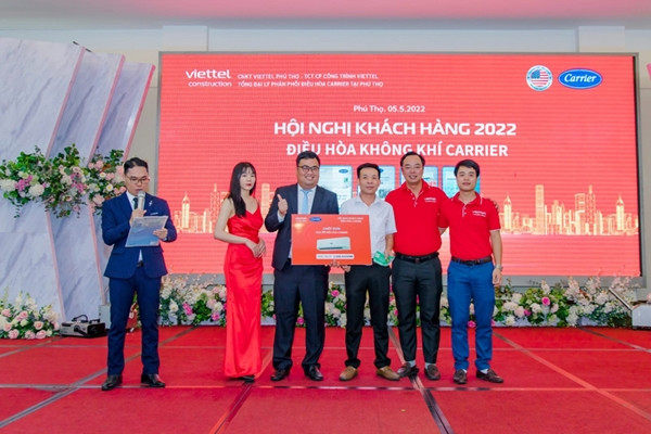 Viettel Construction phân phối điều hòa Carrier tại Việt Nam