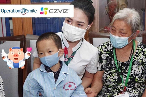 EZVIZ gây quỹ hỗ trợ trẻ em phẫu thuật hở hàm ếch