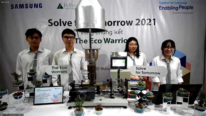 Quán quân Solve For Tomorrow 2021 ‘truyền lửa’ đam mê công nghệ đến học sinh