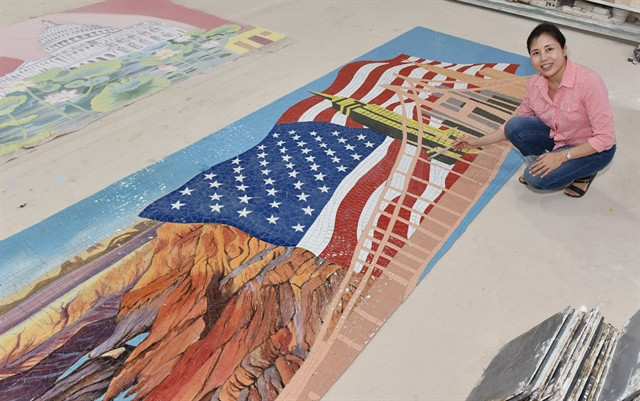 Mural depicting VN, US’s friendship inaugurated