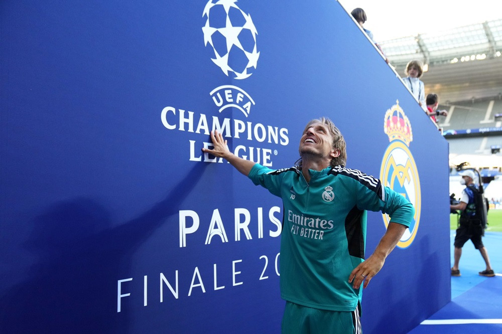Tiện vệ Luka Modric là linh hồn tuyến giữa của CLB từng 13 lần đăng quang UEFA Champions League