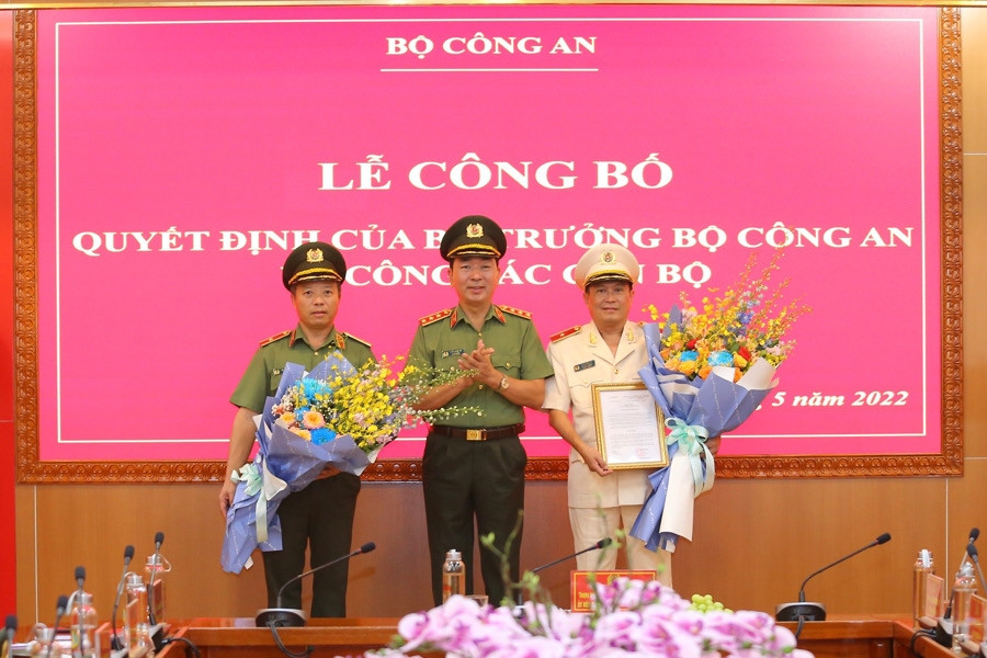 Bộ trưởng Tô Lâm bổ nhiệm chức vụ mới với 3 tướng công an