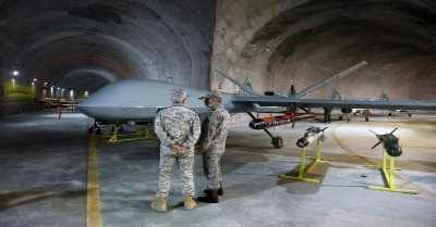 Iran reveals secret underground UAV base