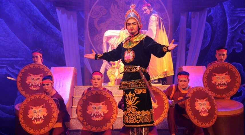 The play ‘Being a King’ won the gold medal at the National Tuong and Folk Music Festival