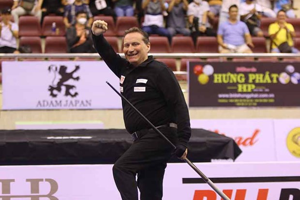 Belgium cueist triumphs at UMB Ho Chi Minh City World Cup hinh anh 1