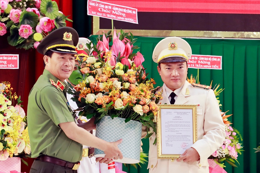 Công an các tỉnh Nam Định, Lâm Đồng có tân giám đốc
