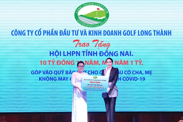 Golf Long Thành tài trợ 10 tỷ đồng cho chương trình ‘Mẹ đỡ đầu’ tỉnh Đồng Nai