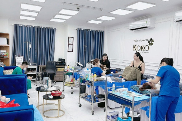 Dịch vụ tiêu chuẩn 5sao ở phòng khám thẩm mỹ KoKo