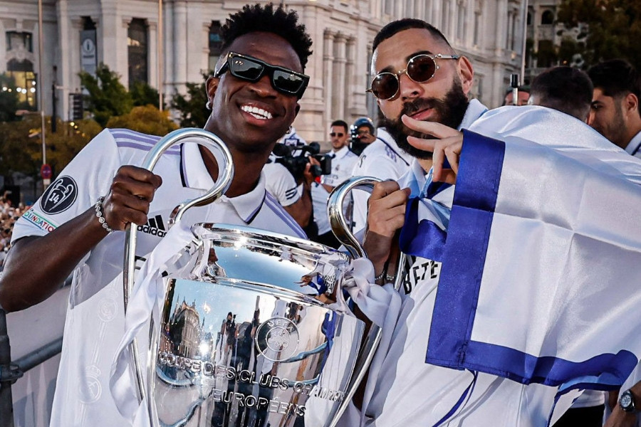 Benzema và Vinicius xuất sắc nhất Champions League