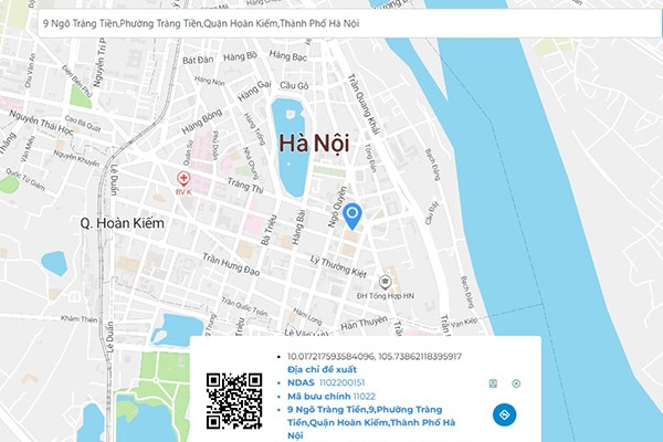 Many districts in Hanoi will attach ‘digital address plates’ to houses and offices