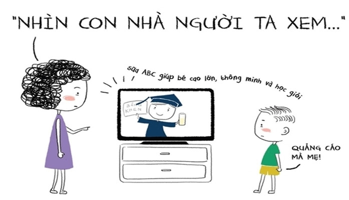 Xin đừng so sánh con với con nhà người ta