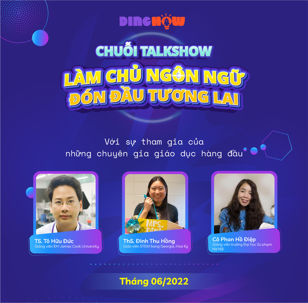 Khởi động chuỗi talkshow giáo dục Dino Talk