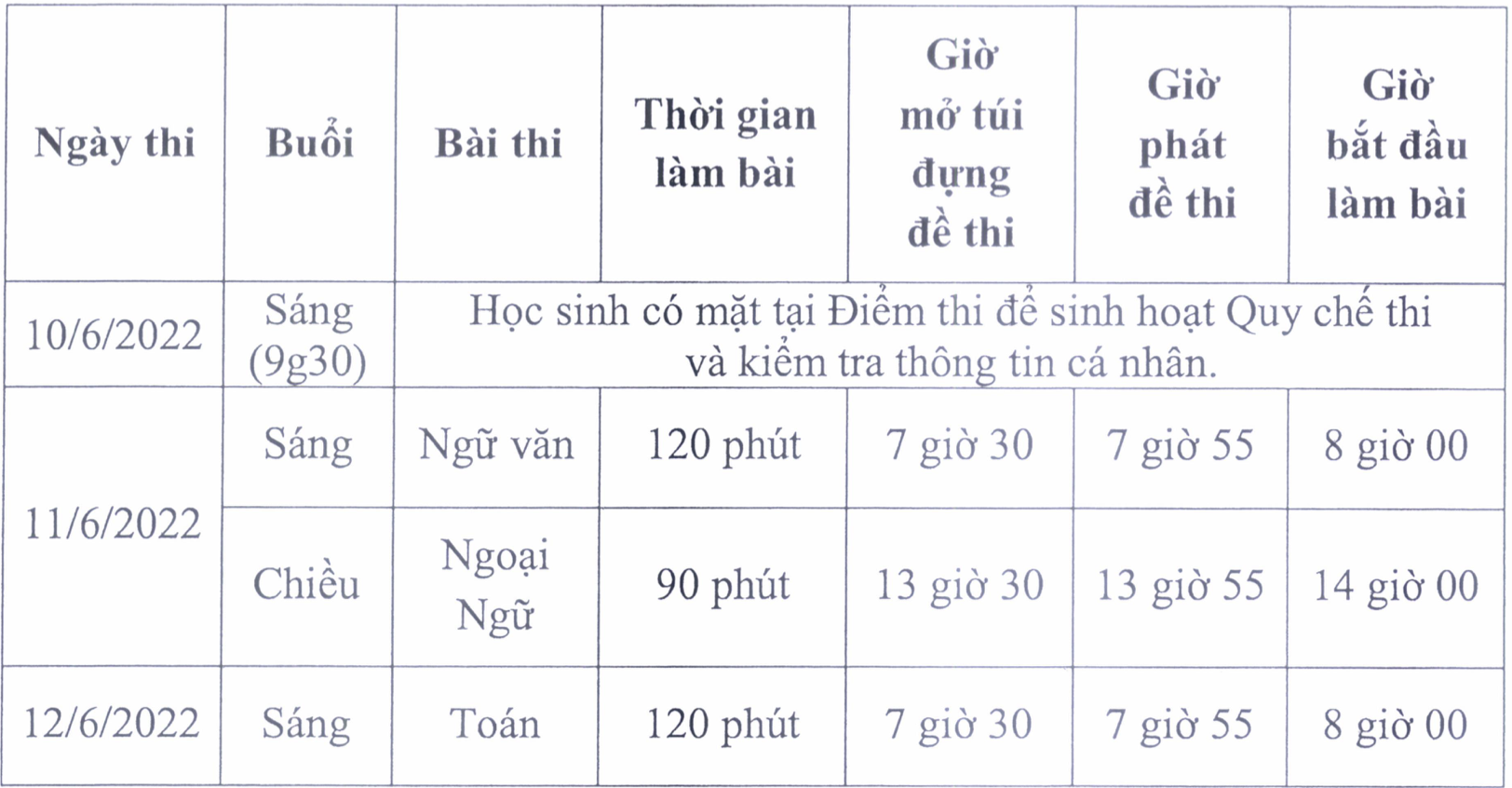 lich thi lop 10 494