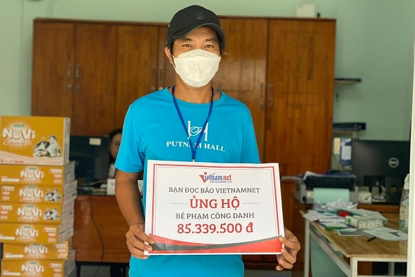 Bạn đọc VietNamNet ủng hộ hơn 85 triệu đồng cho bé Phạm Công Danh bị suy thận