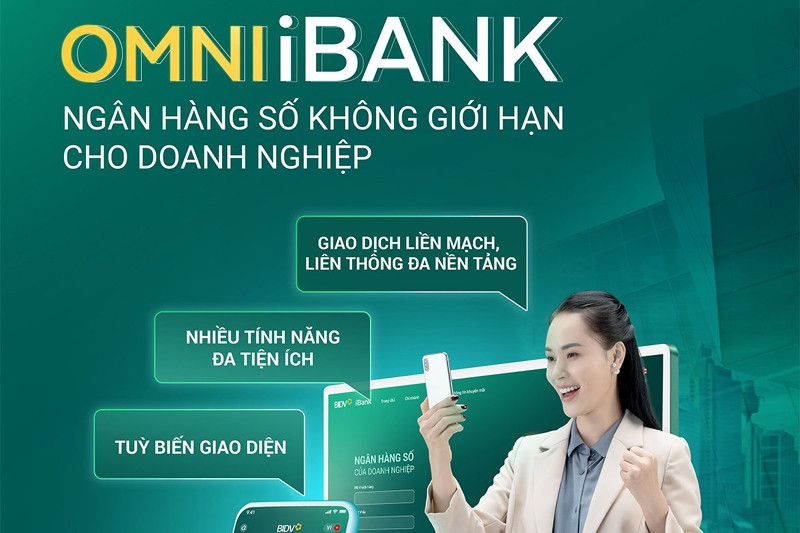 Omni BIDV iBank - ngân hàng số tiện ích cho khách hàng tổ chức