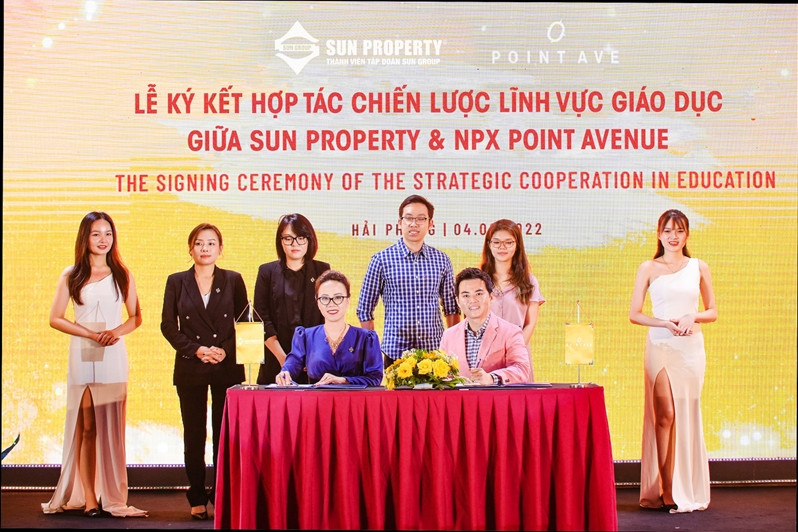 Sun Property ký hợp tác với Tập đoàn giáo dục tư nhân NPX Point Avenue