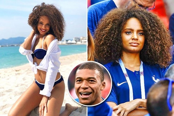 Ngắm bạn gái Hoa hậu nóng bỏng của Kylian Mbappe