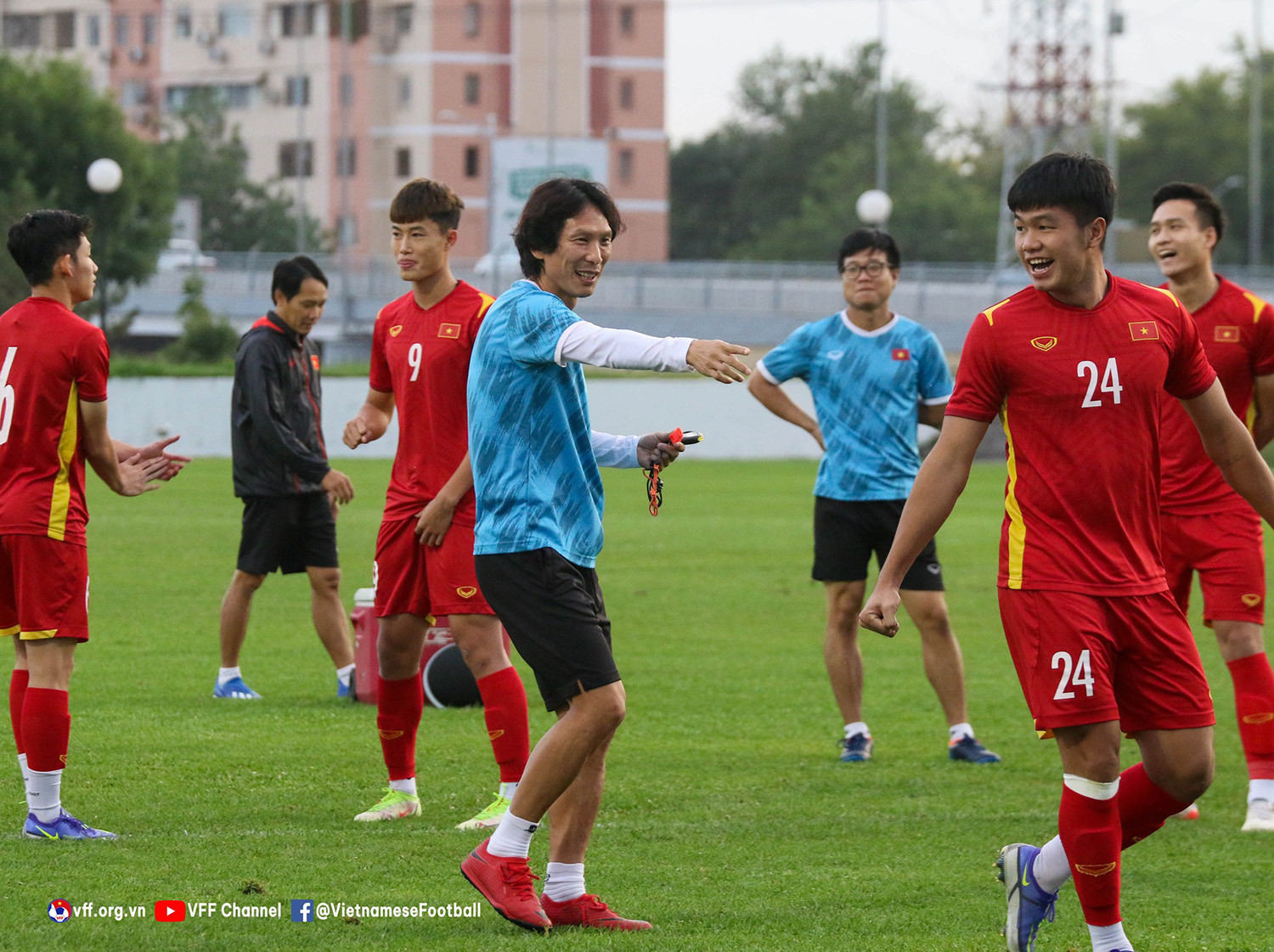 U23 Việt Nam cười 'thả ga' chờ quyết đấu Saudi Arabia