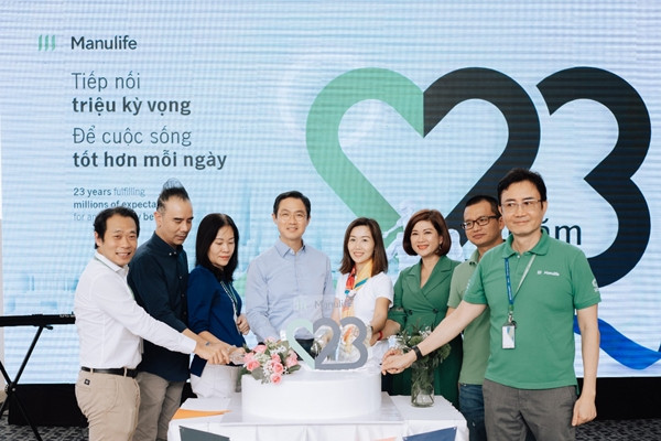 Manulife Việt Nam kỷ niệm 23 năm thành lập