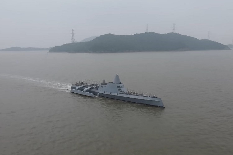 Cận cảnh tàu không người lái của Trung Quốc vừa thử nghiệm trên biển