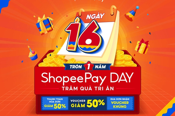 Vô số mã giảm giá, ưu đãi giá trị dịp sinh nhật ShopeePay Day 16.6