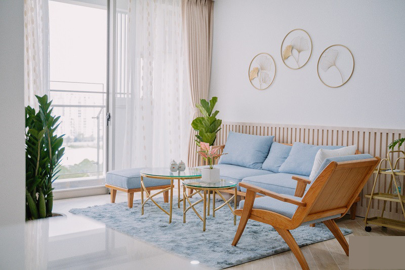 Thiết kế nội thất phong cách Tropical căn hộ có diện tích 121m2