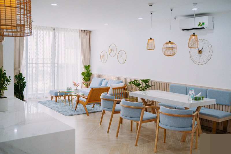 Thiết kế nội thất phong cách Tropical căn hộ có diện tích 121m2