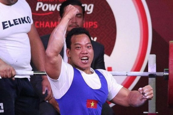 Weightlifter Le Van Cong wins silver at Pyeongtaek 2022 Asia Oceania Open Championships hinh anh 1