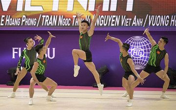 Đội tuyển Aerobic Việt Nam lần đầu giành HCV thế giới