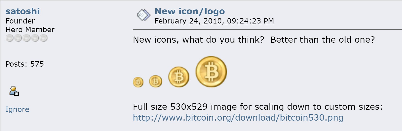 [Tin công nghệ mới] Ai là người thiết kế biểu tượng Bitcoin?