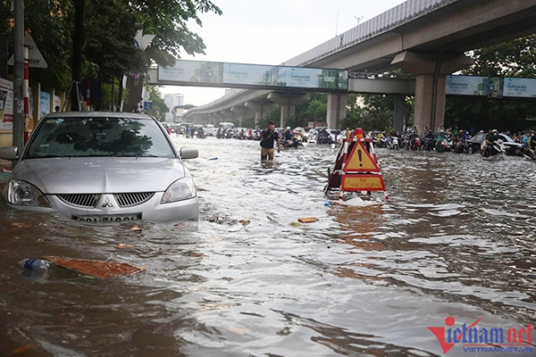 Hà Nội đề xuất xây bể ngầm chống ngập