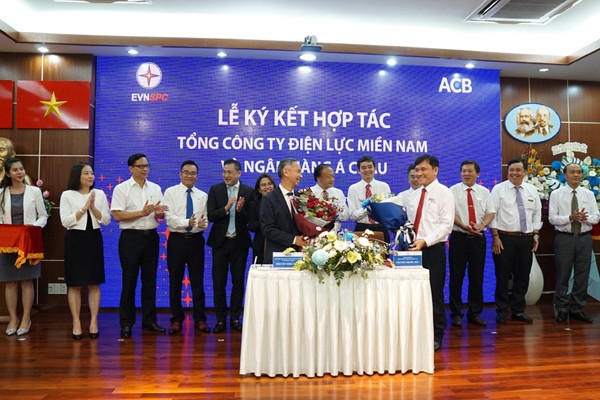 EVNSPC bắt tay ACB đa dạng kênh thanh toán, nâng cao dịch vụ chăm sóc khách hàng