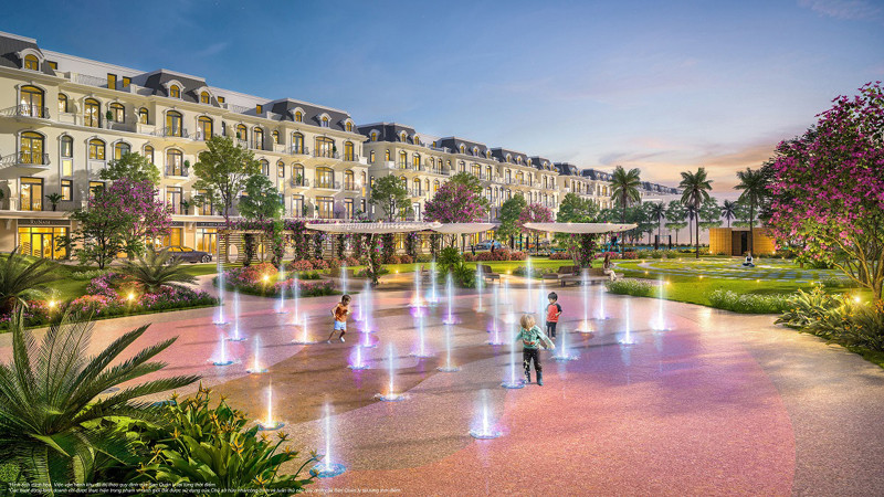 Phân khu Sao Biển được kỳ vọng sẽ sớm trở thành “khu downtown mới” sôi động ở phía Đông Hà Nội. Ảnh phối cảnh dự án