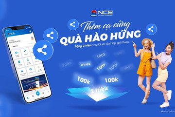 Giới thiệu bạn mới, nhận quà từ ngân hàng NCB