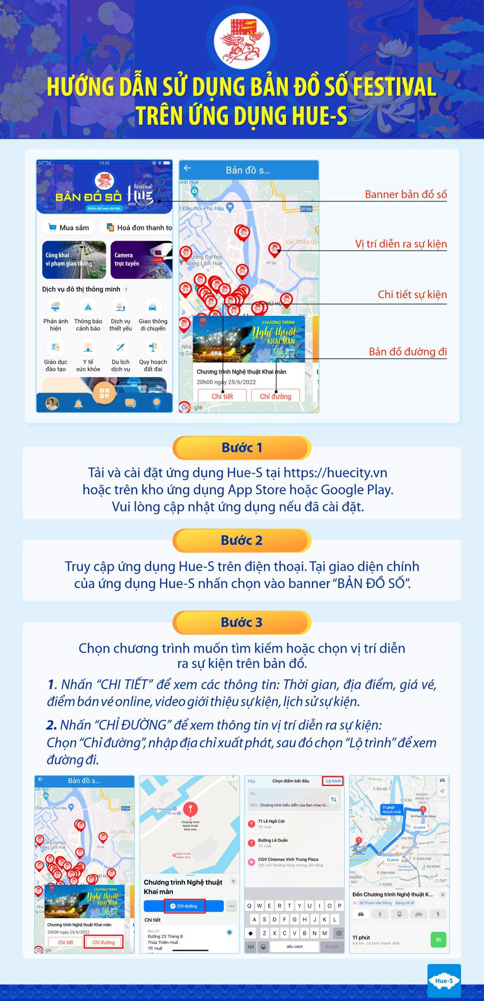 Ứng dụng bản đồ số Thừa Thiên Huế sẽ giúp bạn khám phá thành phố cố nhất Việt Nam ngay trên điện thoại của mình. Với nhiều tính năng và thông tin cập nhật, bạn có thể dễ dàng tìm kiếm địa điểm đến, địa chỉ cần thiết và điều hướng đến đích một cách dễ dàng.