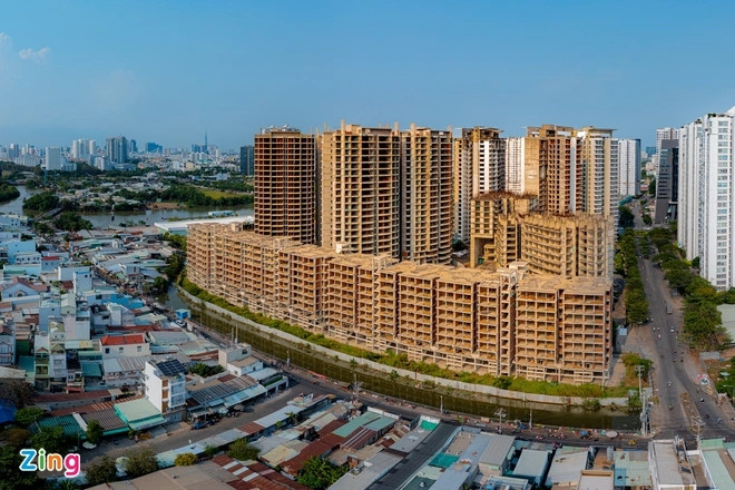 Loạt dự án đang thế chấp bị ngân hàng rao bán