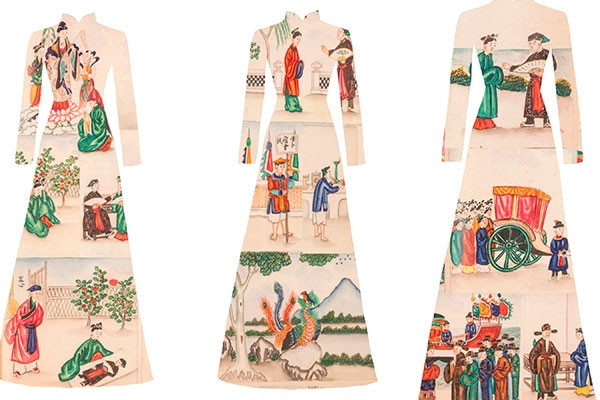 Chuyện về Lục Vân Tiên, Kiều Nguyệt Nga được kể trên tà áo dài