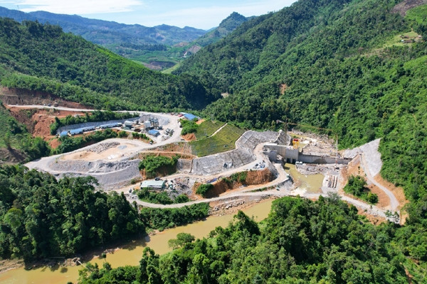 Thuỷ điện ĐăkBa do Vinaconex đầu tư xây dựng sắp hoà lưới điện quốc gia