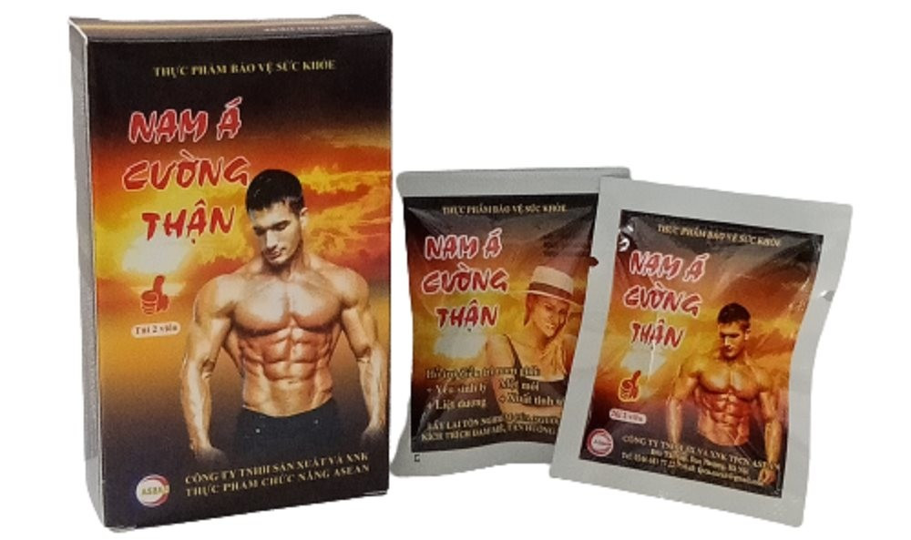 Sản phẩm thực phẩm bảo vệ sức khỏe Nam Á Cường Thận không bảo đảm An toàn toàn thực phẩm.