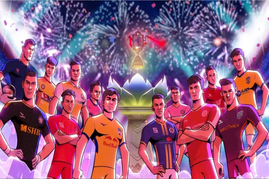 Công Phượng, Tiến Linh, Hùng Dũng cực chất trên bộ poster V-League 2022